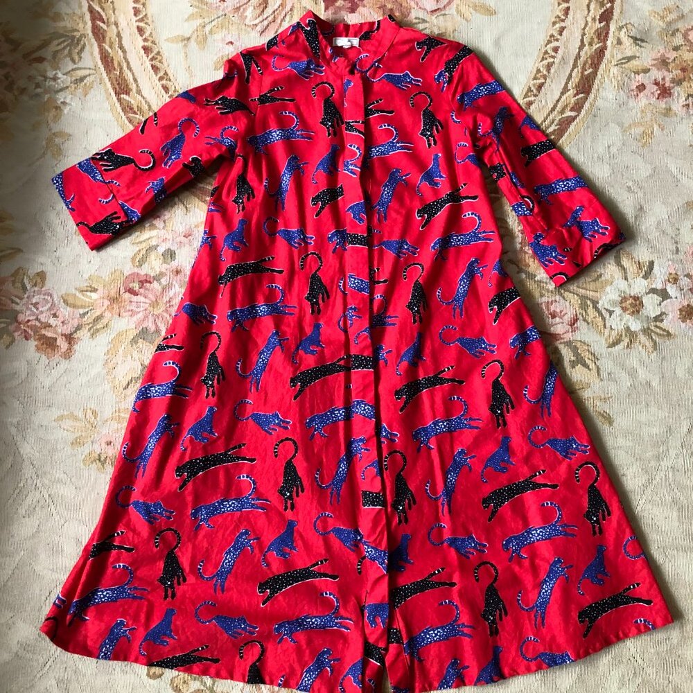 Zuri Kenya Leopard Dress XS-Long